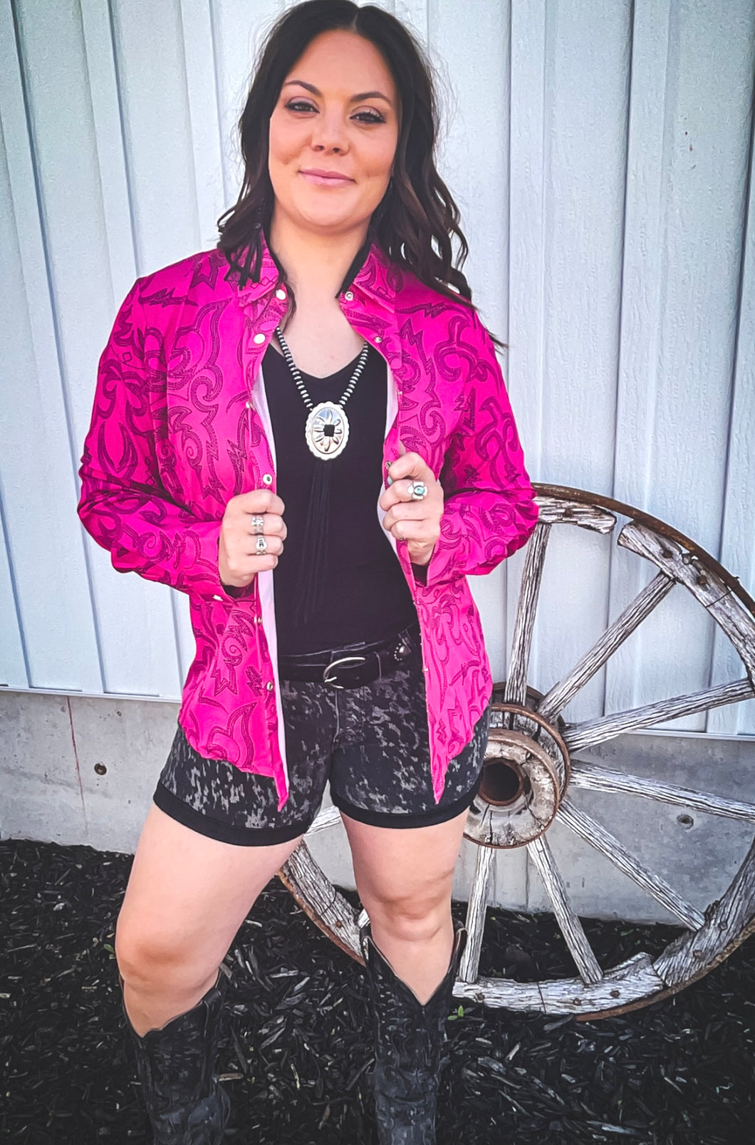 Boot Scootin’ Button Up Top