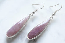 Darcy Collection - Silver Ruby Earrings