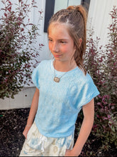 Harley Cap Sleeve Tee {Blue}