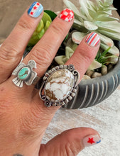 Wild Horse & Sterling Ring {Size 7}