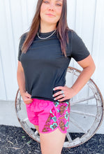 Short Rounds Athletic Shorts {Fuschia}