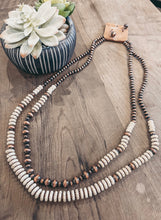 Ivory & Bronze Double Necklace