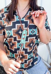 Blazing Trail Bolo Necklace