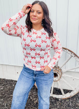 Ribbons & Bows Mesh Long Sleeve