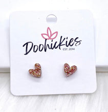 Tiny Heart Stud Earrings