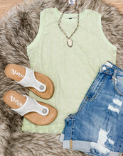 My Lady Lace Tank {Lime}