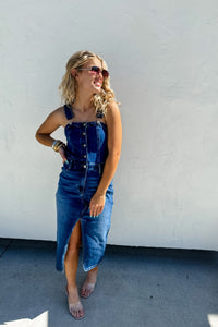 Frankie Overall Denim Dress