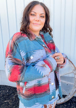 Covelo Aztec Jacket {Red}