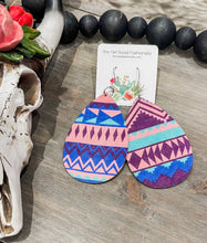 Aztec Wooden Earrings