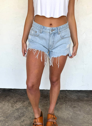 The Sunkissed Denim Cutoff Shorts