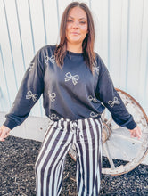 Blingin’ Bow Pullover Sweatshirt