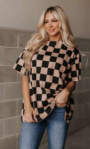 Checkmate Boyfriend Tee {Ampersand}