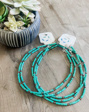 Turquoise Heishi & Beaded Choker