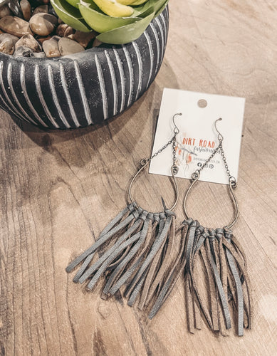 Chocolate Tassel Earrings