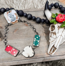 The Christmas Domino Necklace