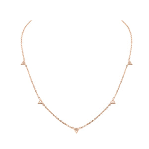 Goddess Collection - Rose Gold Tron Necklace