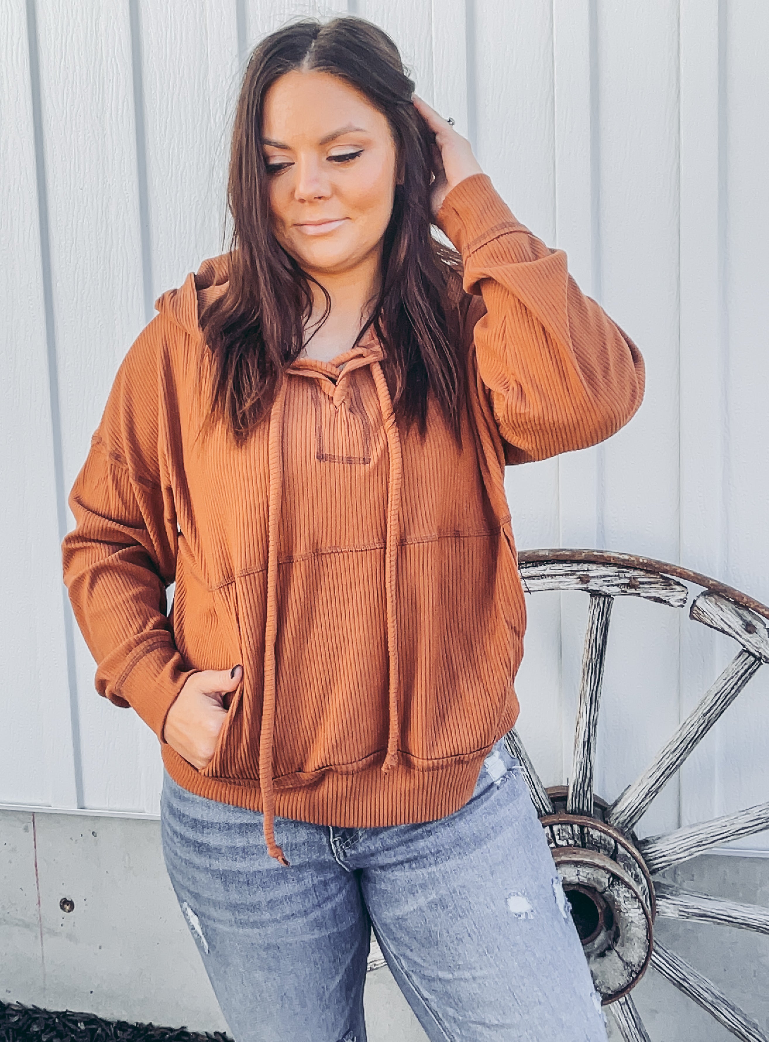 Laces Up Hoodie – The Dirt Road Fashionista