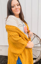 Kate Mustard Knit Kimono