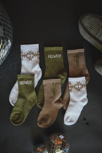 Cacti Moods Socks