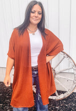 Rust Knit Kimono