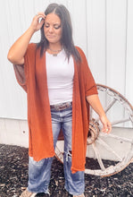 Rust Knit Kimono