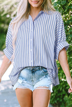 Baylee Stripe Dolman Sleeve Oversize Top