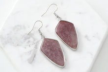 Maxi Collection - Silver Ruby Earrings