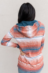 HalfZip Sweatshirt - Serape Rust