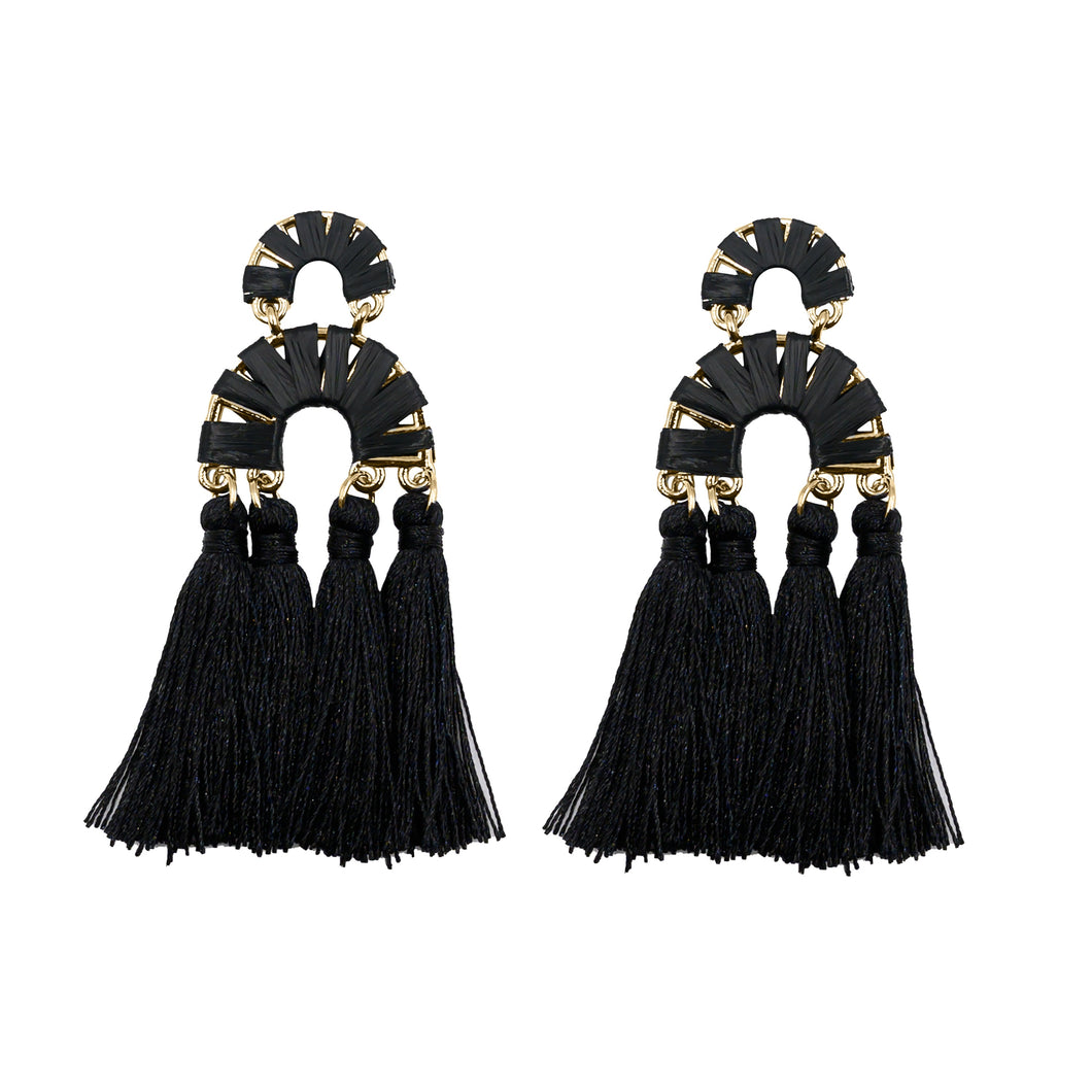 Pavlova Collection - Raven Earrings