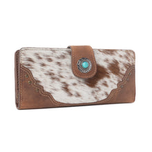 Myra Cedarbar Hairon Leather Women’s Wallet in Honey Drift