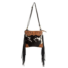 Tumbleweed Trail Fringed Hand-Tooled Bag