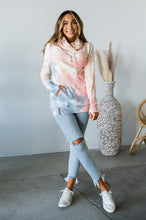 CowlNeck Sweatshirt - Cotton Candy Skies