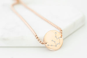 Zodiac Collection - Rose Gold Aquarius Bracelet (Jan 20 - Feb 18)