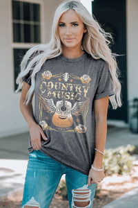 COUNTRY MUSIC Guitar Tee