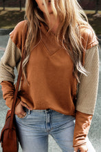 Daphne Sleeves Patchwork Colorblock Hoodie