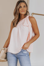 Chana Tie On Shoulder Sleeveless Top