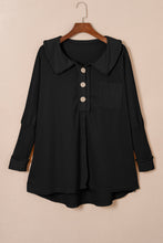 Nina Waffle Knit Long Sleeve Top