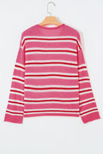 Palmer Striped Drop Shoulder Cardigan