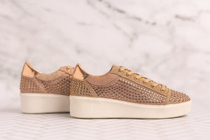 Diva Sneaker in Rose Gold