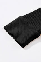 Nina Waffle Knit Long Sleeve Top