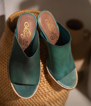 Hallie Heeled Sandal in Teal