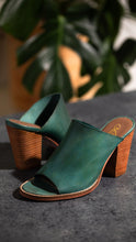 Hallie Heeled Sandal in Teal