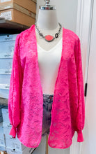 Swank Bank Kimono (Hot Pink)