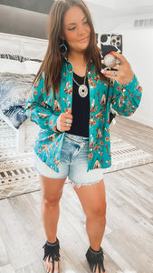 Cherokee Chick Button Up Top