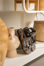 River Dance Woven Sandal in Pewter
