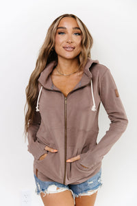 FullZip Sweatshirt - Dusty Mauve