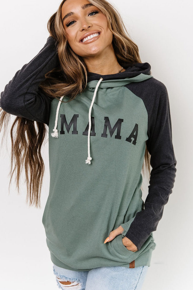 DoubleHood™ Sweatshirt - Mama Sea Green