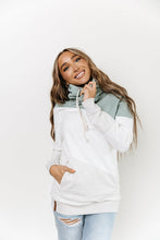 SingleHood Sweatshirt - Mint White Oatmeal