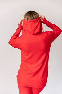 Performance Fleece HalfZip Sweatshirt - Candy Apple