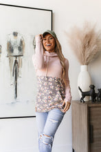 CowlNeck Sweatshirt - Joyful Bloom